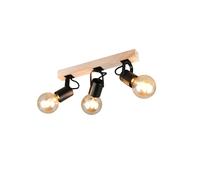 Rl Spot plafond 3 lampes - Noir