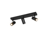 Rl spot plafonnier 3 lampes - noir