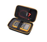RLSOCO Carrying Case for Fluke 117/115/116/114/113/177/178/179/233 Digital Multimeter & Works with Fluke 101/106/107/ F15B+F17B+F18B+ (with DIY Foam)(Yellow Zip)