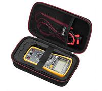 RLSOCO Housse Étui pour Fluke Fluke 116/15b+/117/101/115/114 /175/113/179/106/17B+/233 Multimètre numérique & pour KAIWEETS/AstroAI/PeakTech Multimètre Numérique et plus (Fermeture éclair rouge)