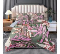 RLYXGS Couette sans Housse 140x200 Lis Floral Botanique Couette Imprimée