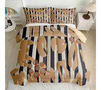 RLYXGS Fleurs Abstraites Couette Imprimée sans Housse 180x200 cm