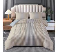 RLYXGS Géométrique Rayure Couette Imprimée sans Housse 200x200 cm