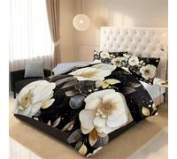 RLYXGS Pivoine Fleuri Couette Imprimée sans Housse 220x240 cm