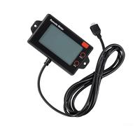 RM-6 Moniteur LCD à distance pour contrôleur de charge solaire MPPT Affichage des données en temps réel Interface conviviale Noir 104,5 x 55,5 x 11,8 mm Matériau ABS prend en charge Live Perf