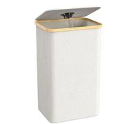 RM Store® - Bac de collecte des consignes - Conteneur de collecte - Stockage - 35 bouteilles - Avec couvercle - Blanc - 100 L - 41 x 33 x 74 cm.