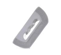 RmG444 Lot de 2 outils d'épilation en silicone pour vêtements, chats et chiens - Pour canapé, meubles, voiture - Gris - 13 cm