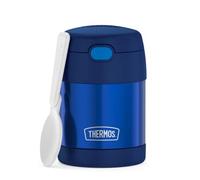 RMOVR THERMOS KIDS FUNTAINER FOOD JAR Récipient isotherme pour enfants, 0,30 l, bleu marine, avec cuillère pour enfants, 5 h chaud/7 h froid, absolument étanche pour soupe, céréales, pause