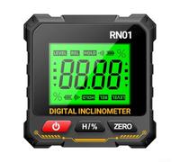 RN01 Inclinomètre Numérique Multifonctionnel Niveau Quatre Côtés Magnétique Angle Finder pour Construction Travail du Bois Mesure