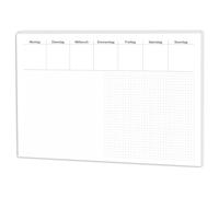 RNK 46616 sous-Main Office 60 x 42 cm ligné + quadrillé 30 Feuilles