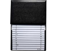 RNK Verlag 1716-9 Registre téléphonique pliable - noir, 160 x 230 mm