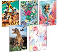RNK Verlag 45034 RNK Verlag Porte-dessins « Trend », carton, format A3 - Assortiment