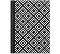 Rnk Verlag Cahier "Black & White Rhombus", A5, Pointillé