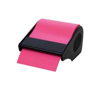 Rouleau de notes adhésives en dévidoir, rose