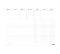 Rnk Verlag Sous Main Papier 30 Feuilles 60 X 42 Cm Semaine En Allemand