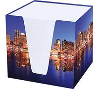 RNKVERLAG 46546 - Bloc-notes Skyline avec 900 feuilles, 92 x 92 x 92 mm, 1 pièce
