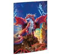 RNKVERLAG Classeur à dessin « Robo-Dragon » 320 x 430 mm, pour formats jusqu'à DIN A3 avec fermeture élastique, 1 pièce