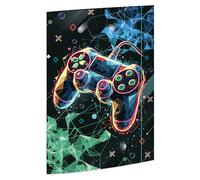 RNKVerlag Classeur Gaming 240 x 330 mm DIN A4 avec fermeture élastique, 1 pièce
