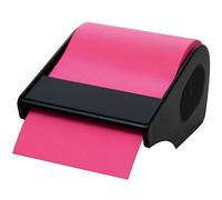 Rouleau de notes adhésives en dévidoir, rose