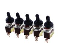 RNUMLIGH Interrupteur à bascule robuste 15 A 250 V ON/OFF SPST 2 broches for voiture et bateau, avec bouton-poussoir étanche