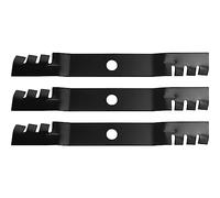 ROADFAR Lames de tondeuse à pont de 152,4 cm pour Kubota 70000-00602, pour | Lot de 3 lames mulching pour tondeuse à gazon Kubota 70000-25001, 76539-34330, K5651-34340, pour Lesco 051432