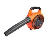 Roadoor Souffleur Thermique à Essence 26cc Puissant, SOUFFleur Portable sans Fil pour Feuilles et Jardin, Débit d'air 9,8 m³ / Min, Vitesse 250 km/h, Moteur 2 Temps REFROIDI par AIR Orange