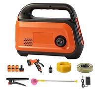 Roadtime portable Pompe à eau sans fil pour batterie Makita 18 V (sans batterie), débit 8-11 L/min, pression 1,5 MPa, avec tuyau 10 m, tuyau d'entrée d'eau 3 m, idéale arrosage lavage voiture jardin