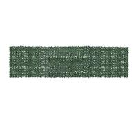 Roanoer Brise-vue pour balcon avec feuilles vert foncé - 600 x 150 cm - Brise-vue artificiel pour balcon, terrasse et jardin - Haie décorative en polyéthylène et tissu