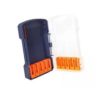 RoaQinFo 6x Boîte de Rangement pour Petits Objets avec Séparateur Amovible, étanche et Transparente, Idéale pour Le Transport de Petites Pièces, pour Camion, M