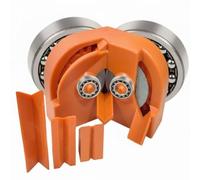 RoaQinFo Affûteur de Forets Affûteur Forets Outil Aiguiseur Dispositif Meule Diamant Plage 2 à 16 Mm Fixation Universelle Corps Compact Transport Facile, Roulement Standard