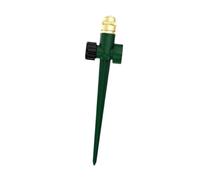 RoaQinFo Arroseur de Jardin Automatique Réglable avec Base, Rotation à 360 Degrés pour L'irrigation de La Pelouse, Vert