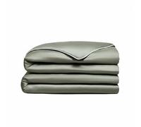 RoaQinFo Couverture Rafraîchissante d'Été Couette Plaid Jeté Drap Léger Tissu à Froid Circulation d'air Confortable Lavage Main et Machine Fibre Polyester, Vert Militaire, 100 150cm