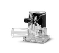 RoaQinFo Couvre Poussière Routeur Défonceuse Pare, Couvercle D Aspiration Noir Anti-vibration Épaissi Avec Engrenage