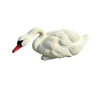 RoaQinFo Cygne Flottant Décoratif pour Jardin, Statue de Cygne Flottant pour Jardin et Aquarium Extérieur