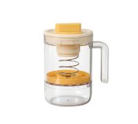 RoaQinFo Filtre à Poignée Manuel | Amovible, Séparateur Lactosérum Cvercle, Compact, Usteile, pr Cuisine, Comptoir, Jaune