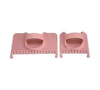 RoaQinFo Guide de Couture pour Point de Bordure 3 Mm 4 Mm, Mini Règle de Couture Portable pour Les Doigts, Convient Aux Débutants et Aux Adultes, Rose