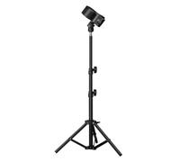RoaQinFo Support Sèche-Cheveux Trépied | Pliable, Stable, Porte-Sèche-Cheveux Colonne Réglable, pr Chambre à Ccher, espaces restrein, 120CM