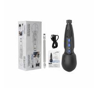 RoaQinFo Tournevis Électrique sans Fil Visseuse Perceuse Rechargeable USB-C Trousse Embouts Inversion Sens Lampe Intégrée Prise en Main Simple Convient au, color to 1