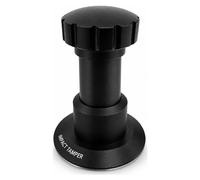 ROASTLY MUNICH Impact-Tamper 53 mm - Tamper à espresso avec bouton-poussoir, Tasseur à café avec base métallique texturée, Accessoire barista pour po…