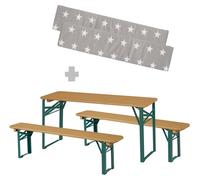 Roba 457010NAV190 Ensemble pour enfants avec coussins de banc couleur teck – Extérieurcouleur teck