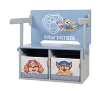 Bureau Et Banc 2en1 + Deux Bacs De Rangements Bleu Gris - Pat' Patrouille TU