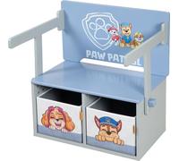 Bureau Et Banc 2en1 + Deux Bacs De Rangements Bleu Gris - Pat' Patrouille TU