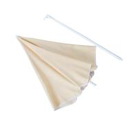 Roba Parasol pour table pique-nique enfants 152 cm Beige multicolore Métal pliable manuel