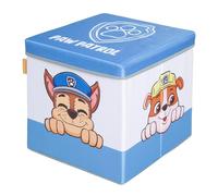 Boite De Rangement 2en1 - Pouf Cube De Rangement Bleu / Pat' Patrouille TU