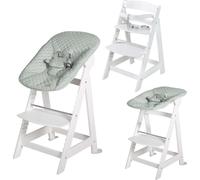 Roba Chaise évolutive Born Up 2en1 + transat inclinable Vert givré/Blanc dès naissance