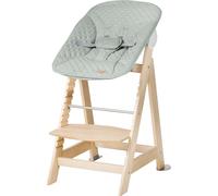 roba Born Up chaise haute pour escaliers, set 2en1, 'roba Style' frosty green, chaise haute avec fonction couchage, dès la naissance