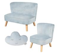 Roba Lil Sofa Siège pour enfant composé de canapés pour enfants, fauteuil pour enfants, coussin décoratif Wolke