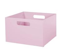 Roba Casier de rangement en bois pour chambre d'enfant – bac jouets et déco avec poignées – Rose