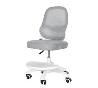 roba Chaise de Bureau Ergonomique pivotante avec Repose-Pieds, Profondeur d'assise réglable et roulettes de sécurité.
