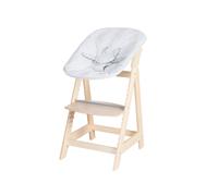 ROBA Chaise haute évolutive Born Up Zick Zack 2 en 1 (crème)